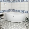 Акриловая ванна Radomir Wachter Бергамо 168x100 форсунки Белые L с гидромассажем