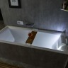 Акриловая ванна Riho Still Square 170x75 LED R без гидромассажа