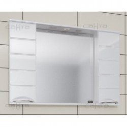 Зеркало СанТа Родос (100 см) (белый)