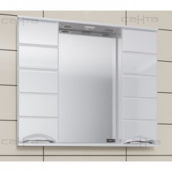 Зеркало СанТа Родос (80 см) (белый)