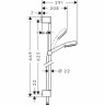 Душевой гарнитур Hansgrohe Crometta 100 Vario (26651400) (65 см)