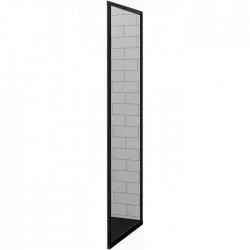 Боковая панель RGW Z-02-B (06220209-14) 90х200, профиль черный, стекло прозрачное