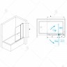 Шторка для ванной RGW Screens SC-03 (110 см)