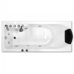 Акриловая ванна Gemy G9006-1,7 B 172х77 L с гидромассажем