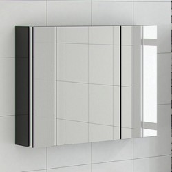 Зеркало-шкаф Ingenium Axioma 80 черный глянец