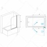 Шторка для ванной RGW Screens SC-09 (60 см)