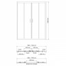 Душевая дверь Wasserkraft Amper 29S (29S09) 170 см