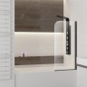 Шторка для ванной RGW Screens SC-09B (06110906-14) 60x150 см, стекло прозрачное/профиль черный