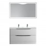 BelBagno Мебель для ванной напольная ANCONA-N 1200 Bianco Lucido, подсветка, двухмоечная