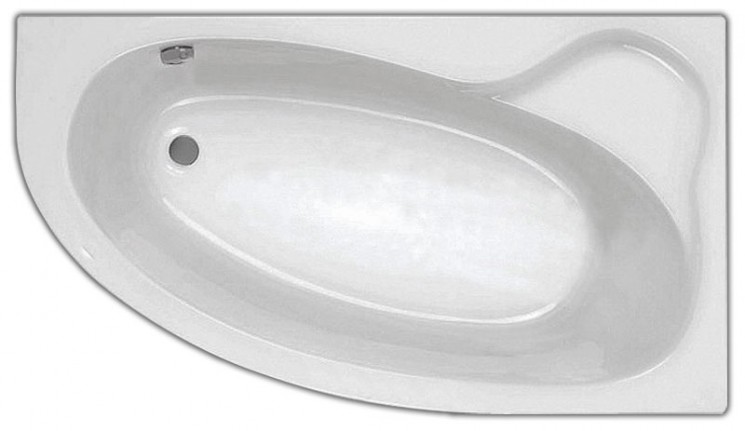 Акриловая ванна Santek Эдера 170 R без гидромассажа R