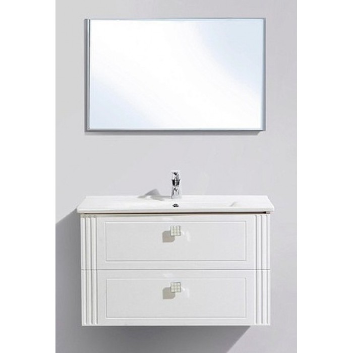 BelBagno Мебель для ванной ATRIA 850 Bianco Lucido, 2 ящика