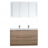 BelBagno Мебель для ванной напольная ANCONA-N 1200 Rovere Bianco, двухмоечная