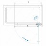 Шторка для ванной RGW Screens SC-102 (011110285-11) 85х150 см, стекло прозрачное/профиль хром