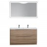 BelBagno Мебель для ванной напольная ANCONA-N 1200 Rovere Bianco, подсветка, двухмоечная
