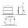 BelBagno Мебель для ванной напольная ANCONA-N 1200 Rovere Moro, двухмоечная